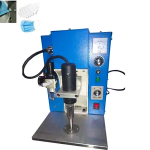 Ultrasonic Spot Welding Machine for face mask widely used for making face mask with good quality and manufacturing well