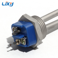 LJXH Élément de chauffe-eau électrique en acier inoxydable 304 Type pliable à vis 1 pouce BSP/NPT Filetage DN25 1KW/2KW/3KW/4KW/6KW