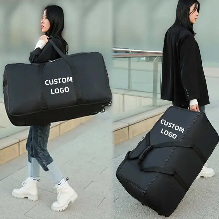 Waterproof Oxford Fabric Strong Heavy Duty Extra Large Luggage Storage Moving Bags With Zippers