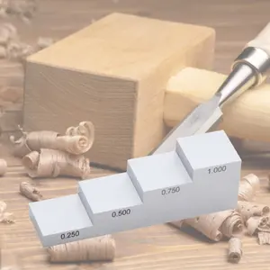 0.25-1 inç ultrasonik kalınlık ölçer İngiliz dört adımlı kalibrasyon bloğu doğrusal kalibrasyon - Product Image 3