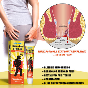 Crème de soin à base de plantes pour hémorroïdes, traitement des douleurs anales, soulagement des saignements et des brûlures, vente en gros d'usine sous marque privée - Product Image 4