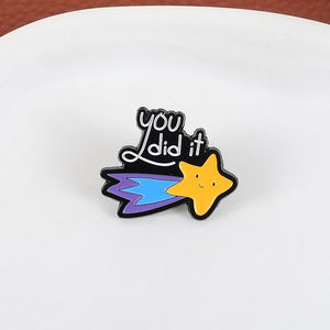 Sming Pins Your Did It Meme Star esmalte Pins creativo Irregular meteorito pentagrama haciendo <span class=keywords><strong>mi</strong></span> mejor broche solapa insignia joyería - Product Image 4