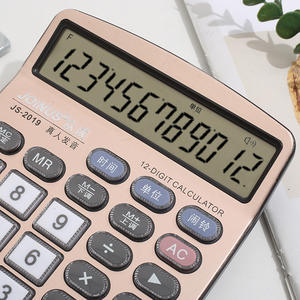 เครื่องคิดเลขเสียง Zhongcheng รุ่น 182X147X43 มม. ใช้พลังงานจากแบตเตอรี่ สีดำ ผลิตจาก ABS และอะลูมิเนียมอัลลอยด์ สำหรับใช้ในสำนักงาน งานทางการเงิน - Product Image 4