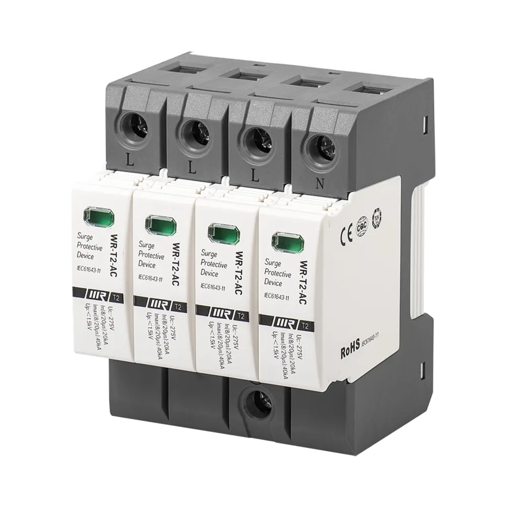 WRDZ 275v AC Surge Protection Devices Lightning Protector 3 Phase SPD