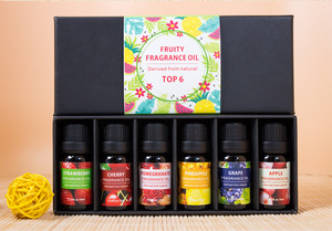 Top 6 Water Soluble Cherry Pineapple Apple Grape Strawberry Pomegranate Fruit Aroma <strong>Diffuser</strong> <strong>Refill</strong> <strong>Car</strong> Fragrance Oil Set - Product Image 5