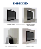 PC de panel táctil integrado industrial de 7-32 pulgadas todo en uno con brillo de 500nit para HMI/Automatización/quioscos legibles con luz solar