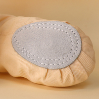 Zapatillas de Ballet para Niñas Pequeñas, Suaves, Antideslizantes, con Suela Dividida para Práctica y Entrenamiento
