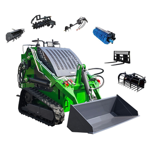 Pemuat kemudi selip selip kecil Mini, pemuat jalur setir selip murah dengan lampiran - Product Image 4