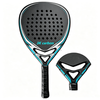 Fabricant de raquettes de padel en marque privée, logo personnalisé, couleur personnalisée, noyau souple en EVA
