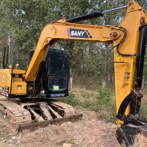 Excavadora usada SANY SY65C en buenas condiciones Excavadora sobre orugas de 5-8 toneladas con poco tiempo de uso Precio barato Componentes de núcleo Bomba de motor - Product Image 1