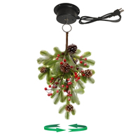 Plateau tournant de plafond BKL 360 °   Moteur rotatif pour arbre de Noël suspendu à l'envers et décoration de fête