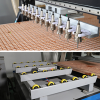 Ligne de production de meubles à panneaux Nesting Cnc 1325 2030 Atc Chargement et déchargement automatiques Machine à bois pour armoires de cuisine