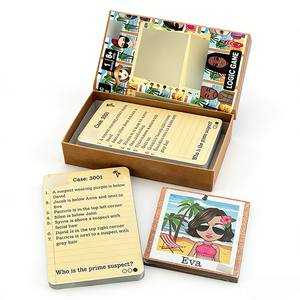 OEM Custom Eco-Friendly Portable Paper Board <b>Card</b> Games Manufacturer Logical Printing Custom Packaging for Party Tabletop - Product Image 2