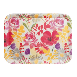Bandeja de fibra de bambú con estampado de calcomanías, bandeja bonita para restaurante - Product Image 2