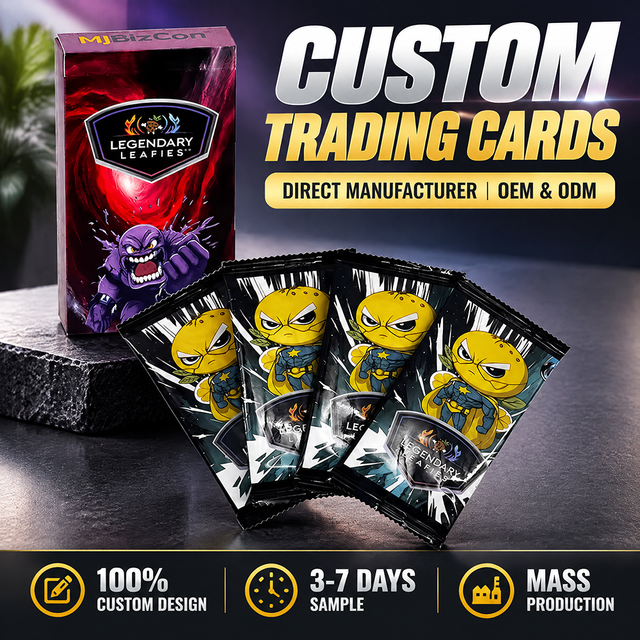 Manufacturer Custom Wholesale Holographic Foil Trading Cards Anime Sports Cards Printing with Storage Box