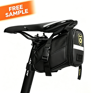 Sacoche de selle arrière pour VTT en polyester avec doublure intérieure et coussin de siège pour outils - Product Image 1