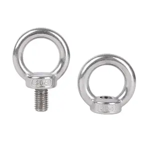 Carbon Steel Forged Galvanized Nut M6-M36 Din 582 Ring Nut Din582 Oval Anchor Lifting Eye Nuts