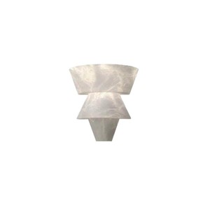 Natural Marble <b>Wall</b> Lamp Led <b>Light</b> Source <b>Wall</b> Mounted Off White Shade For Living Room Hallway Bedroom - Product Image 5