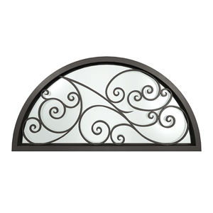 Fenêtre <span class=keywords><strong>en</strong></span> <span class=keywords><strong>fer</strong></span> forgé de style arqué avec grilles fixes pour un design de fenêtre élégant - Product Image 2