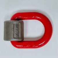 Anneaux de transport en alliage à souder YIYUN, ancre de levage de charge, boucle de retenue, manille en D, revêtement en poudre, 3,15T