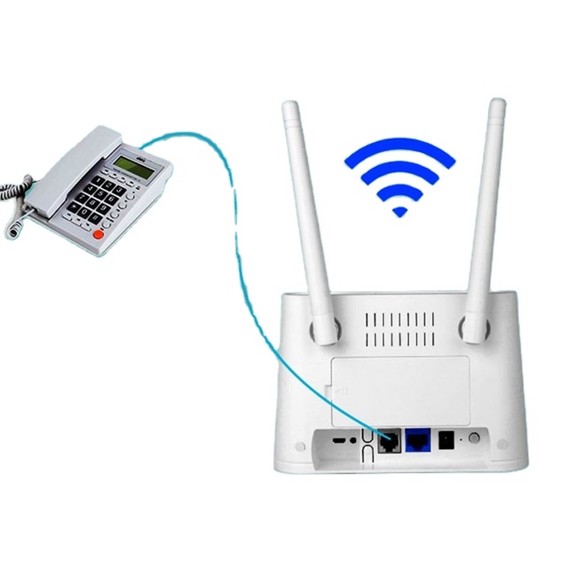 4G Wireless LTE Router with RJ11 Port and RJ45 Port Wireless 4G Sim Card Router
