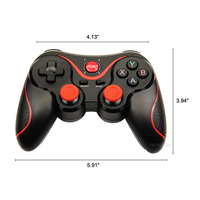 Manette de Jeu Sans Fil 3.0 Terios T3/X3 pour PS3/Smartphone Android Tablette PC Avec Support TV Box T3+ Télécommande Support BT