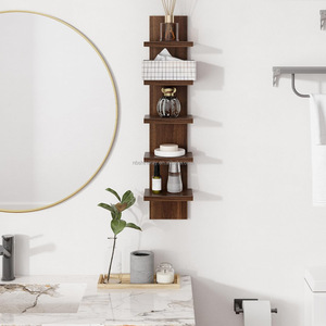 5 Tầng Kệ tường dọc cột lưu trữ trang trí nội thất tổ chức cao tháp thiết kế tiện ích nổi kệ cho phòng ngủ - Product Image 3