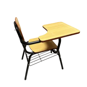 חדש הגעה כיסאות בית ספר תלמיד עם לוח כתיבה אימון תלמיד שולחן כיסא עם שולחן מצורף