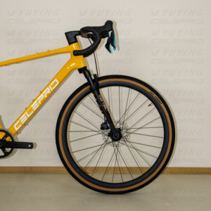 Bicicleta de Carretera OEM GRX 700c*45c, Cuadro de Carbono Completo, 12 Velocidades, Frenos de Disco, Horquilla de Aluminio con Recorrido de 50 mm, Bicicleta de Carbono para Gravel y Ciudad - Product Image 3