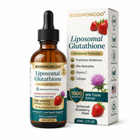 Gouttes liquides de glutathion liposomal OEM ODM sous marque privée 60ml – Complément alimentaire avec étiquette personnalisée