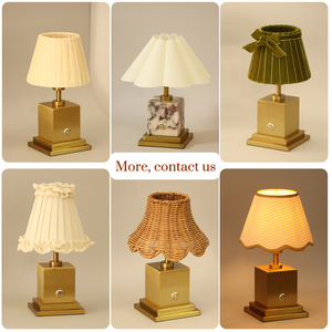 Có thể sạc lại vuông bảng đèn USB cảm ứng cơ sở tùy chỉnh chụp đèn thiết kế cổ điển cho khách sạn nhà hàng bảng chiếu sáng trang trí nội thất - Product Image 3