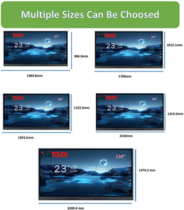 86-Inch 4K 32GB Interactive Whiteboard with Infrared <b>Touch</b> 20 Points Built-in OPS <b>PC</b> for Education - Product Image 5