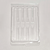Étui à cigarettes 5 emplacements à fermeture rapide, emballage plastique blister, compatible avec les cigarettes roulées de taille 1 1/4