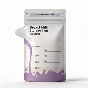 Bolsa para <span class=keywords><strong>Leche</strong></span> <span class=keywords><strong>Materna</strong></span> con Diseño de Dibujos Animados, Libre de BPA, Flujo Rápido, Fácil de Transportar, Cuidado del Bebé, Recolección de <span class=keywords><strong>Leche</strong></span> - Product Image 1