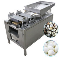 Équipement de transformation alimentaire haut de gamme, machine à peler les œufs de caille automatique en acier inoxydable 304, capacité de 300 kg, moteur 220V/380V