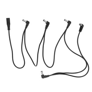 Alimentation électrique pour pédale d'effets de guitare 1 à 5, répartiteur 5 voies, prise coudée, câble d'alimentation pour pédale d'effets - Product Image 2