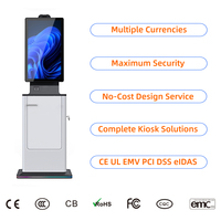 Quiosco de autorpago Crtly, aceptador de efectivo y monedas, compra y venta de monedas, cajero automático que funciona con monedas, quiosco de pago