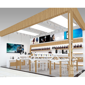 Personalizado barato caso de madera teléfono celular quiosco teléfono móvil tienda escaparate de <span class=keywords><strong>la</strong></span> exhibición de Rack - Product Image 1