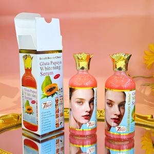 Sérum pour le visage à <span class=keywords><strong>l</strong></span>'acide hyaluronique éclaircissant Gluta Papaya Liquide 7 jours Éclaircissement des taches noires Anti-âge Hydratant Éclaircissant de la peau - Product Image 3