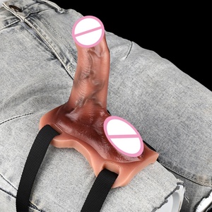 Nuevo Diseño, Vibrador Sexual Inalámbrico con Correa de Silicona para Estimulación del Clítoris, Dildo Realista para Preliminares y Masajes, Juguete Sexual - Product Image 5