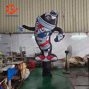 ตุ๊กตาลมเป่าลมแบบกำหนดเอง Air Wave Liamador สำหรับร้านตัดผ<span class=keywords><strong>ม</strong></span> - Product Image 2