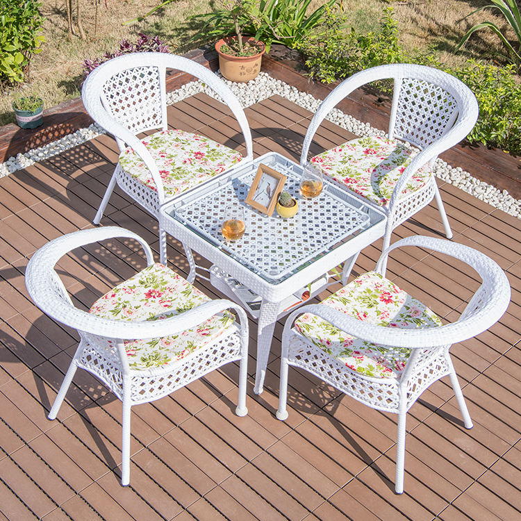 Outdoor Dining Table Resin Table And Chairs Garden Furniture