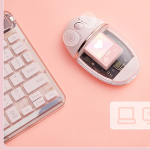 Phụ kiện máy tính sem fio Chuột inalambrico remargable bluetooth trong suốt dây ít chuột bluetooth - Product Image 1