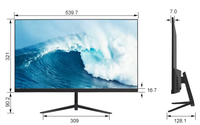 Support réglable en hauteur pour moniteur de jeu 27/32/34 pouces, moniteurs de jeu LCD 2K/4K/5K, moniteur de jeu PC OEM 1080P/1440P