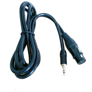 <span class=keywords><strong>Cable</strong></span> Profesional <span class=keywords><strong>XLR</strong></span> de 6 Pies/Negro, Estéreo Macho de 3.5mm (1/8 Pulgadas) a <span class=keywords><strong>XLR</strong></span> Hembra - Product Image 3