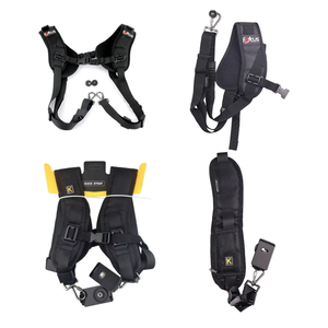 Mot "K" sangle d'épaule unique en nylon noir appareils photo reflex numériques élingue de décompression rapide avec support personnalisé - Product Image 2