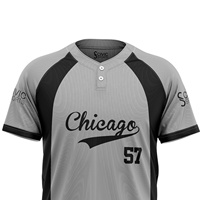 Maillots de baseball personnalisés par sublimation, grandes tailles, uniformes en maille respirante, livraison rapide, impression de design personnalisé, vêtements d'équipe