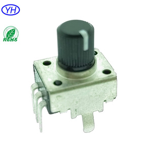 20 Years factory direct 1k 10k 50k 100k 3 Pins vertical mount pcb Linear rotary Potentiometer with white point - Product Image 5