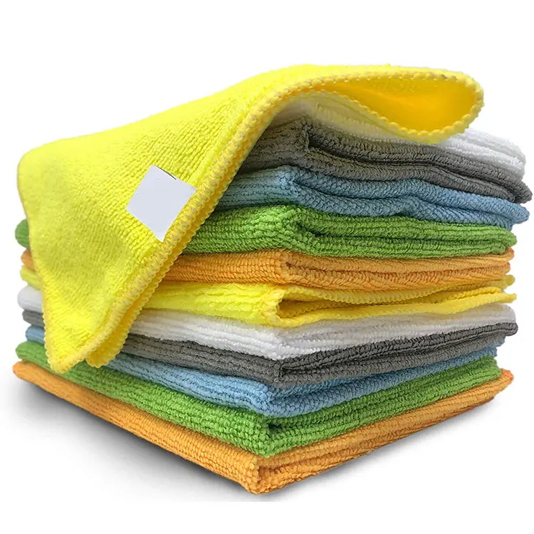 Hot selling high quality Car Wash Towels soft kitchen glass microfiber towel cleaning towels