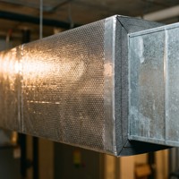 Matériau d'isolation thermique et acoustique en mousse de polyoléfine PO à cellules semi-ouvertes pour la construction de conduits HVAC, échantillons gratuits au format A4 fournis